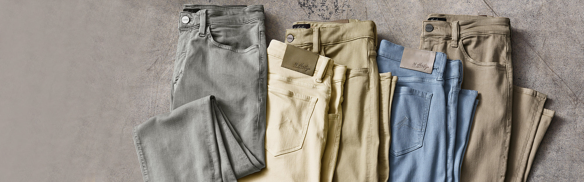 34 Heritage Men's Pants - Color Comfort Trousers