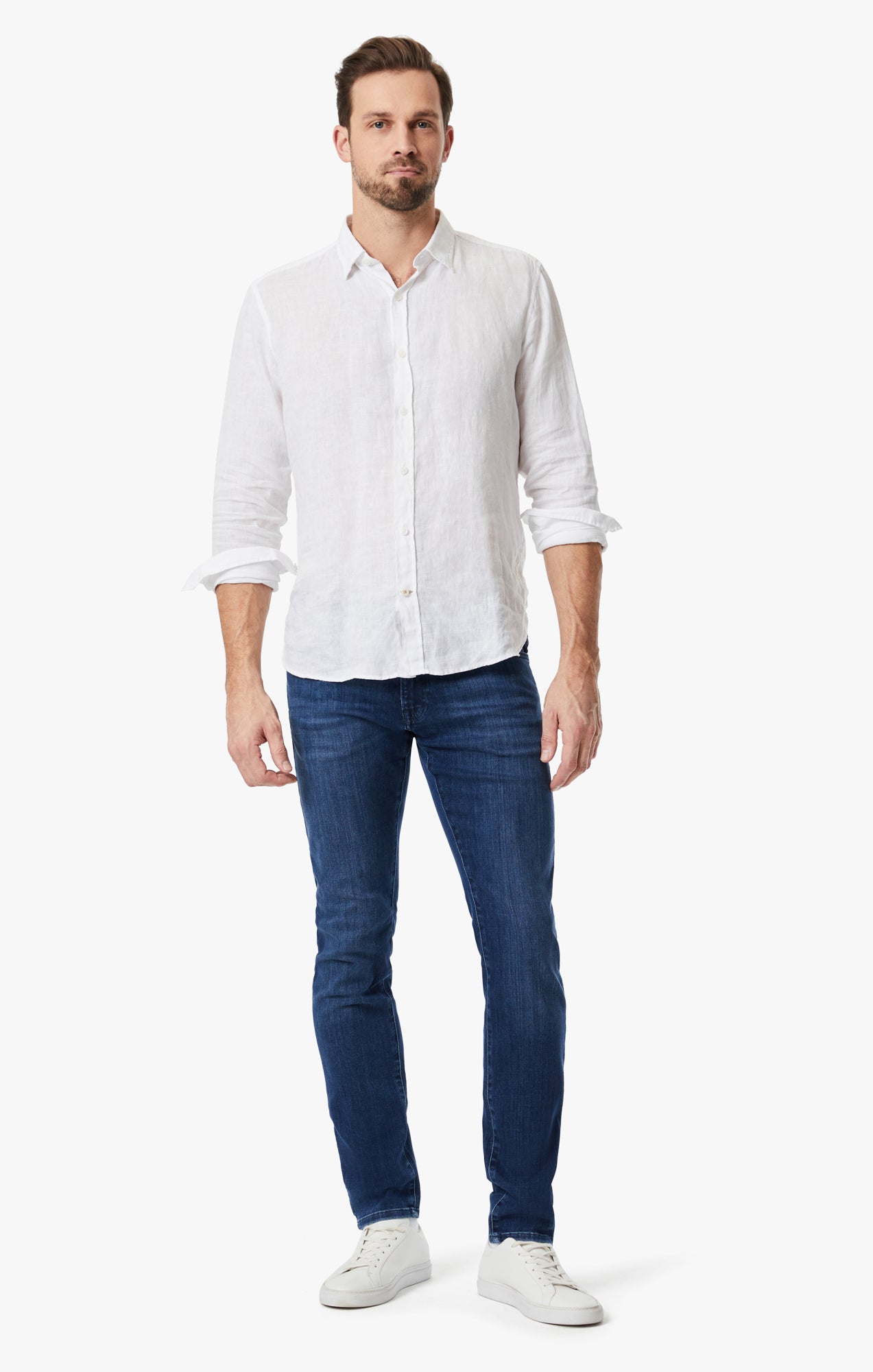 34 Heritage Men's Cool Tapered Leg Jeans in Mid Urban