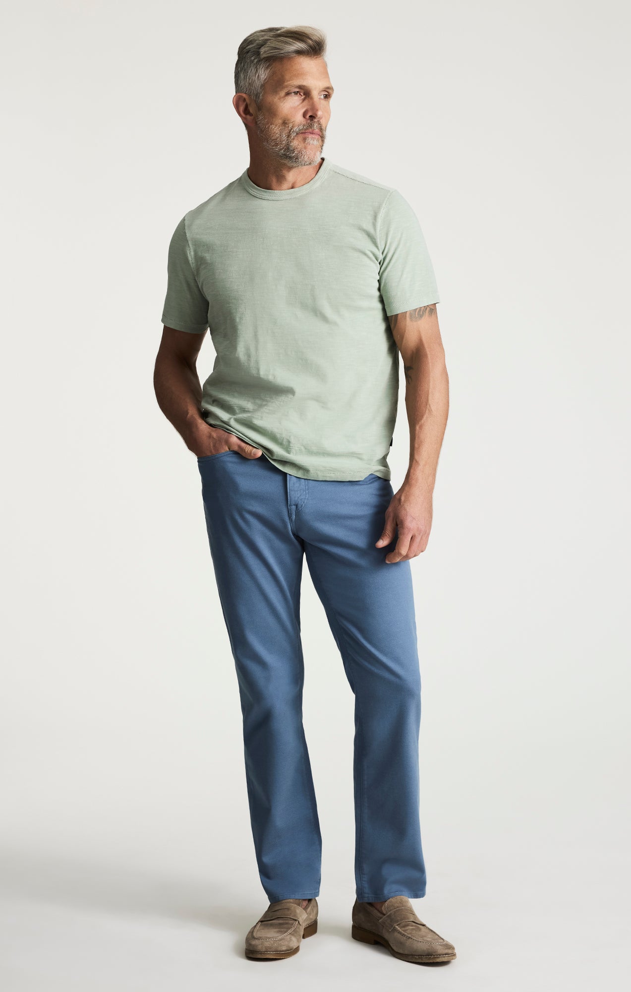 Charisma Relaxed Straight Pants In Vintage Indigo Coolmax – 34