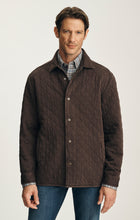 Quilted Overshirt in Brown