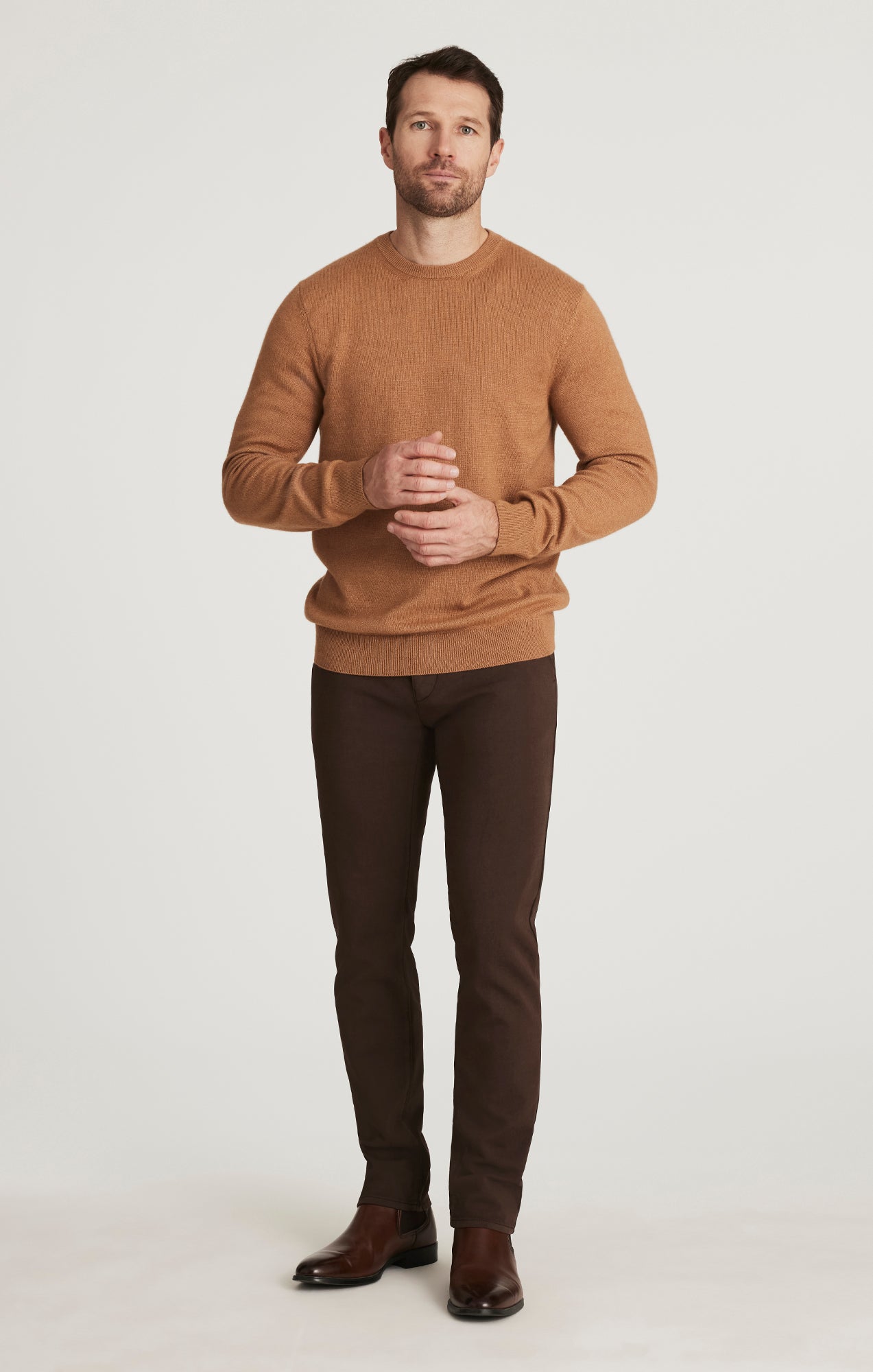 34 Heritage Men's Verona Straight Leg Chinos in Syrup High Flyer