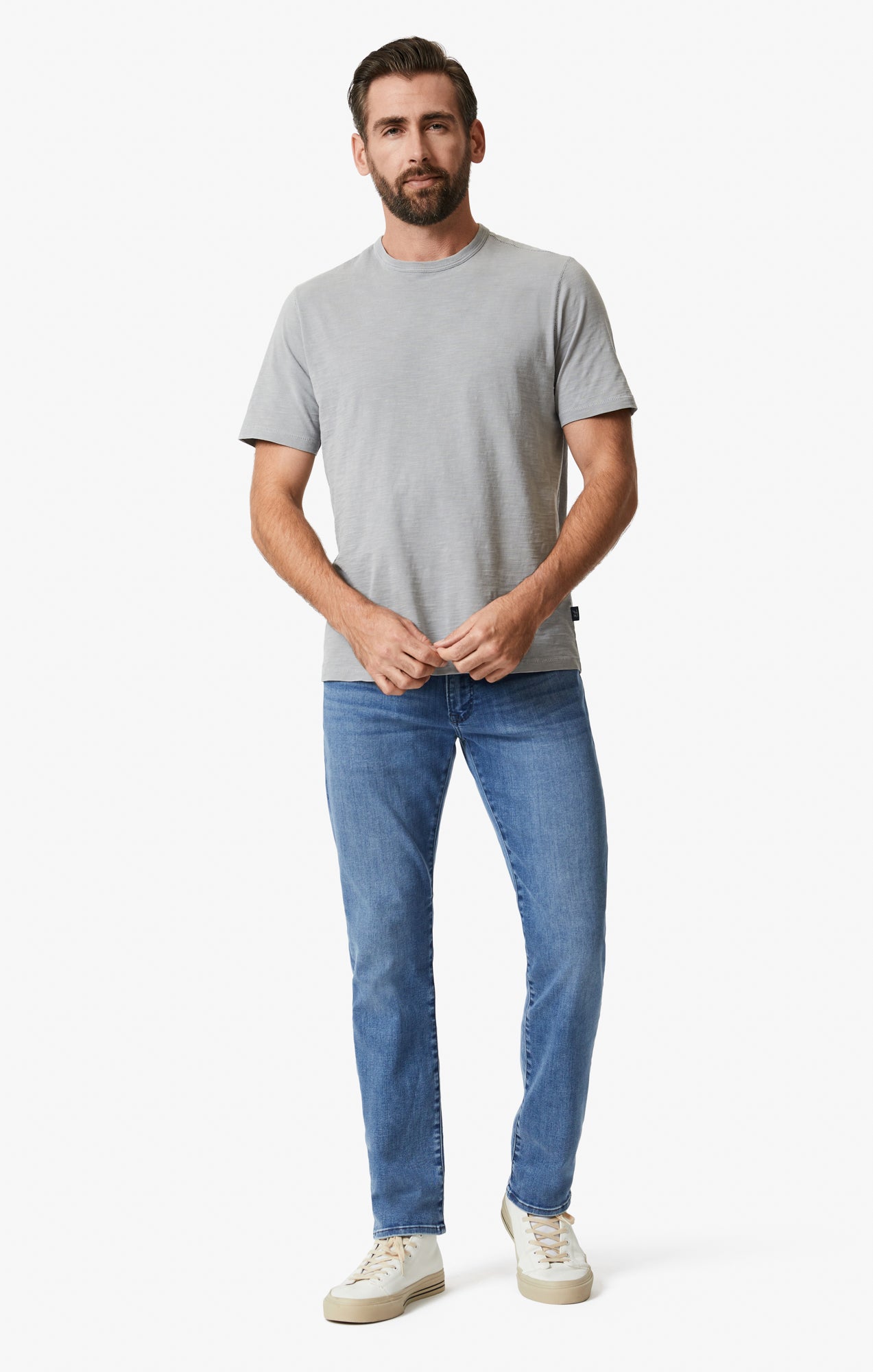 Courage Straight Leg Jeans In Light Tonal Urban