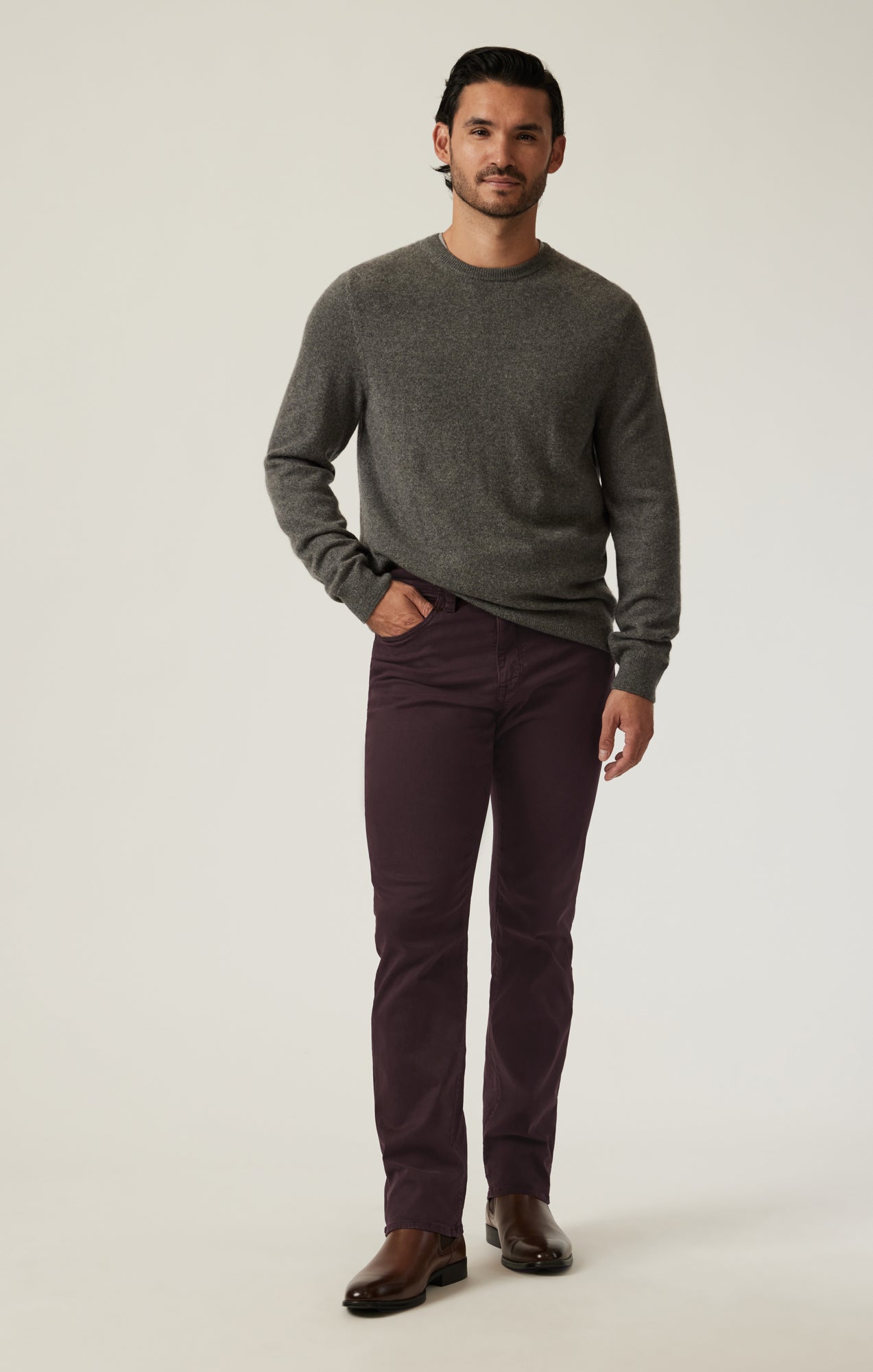 grey dress pants with maroon shirt Buy Maroon Full Sleeves Shirt for Men Online main image 1
