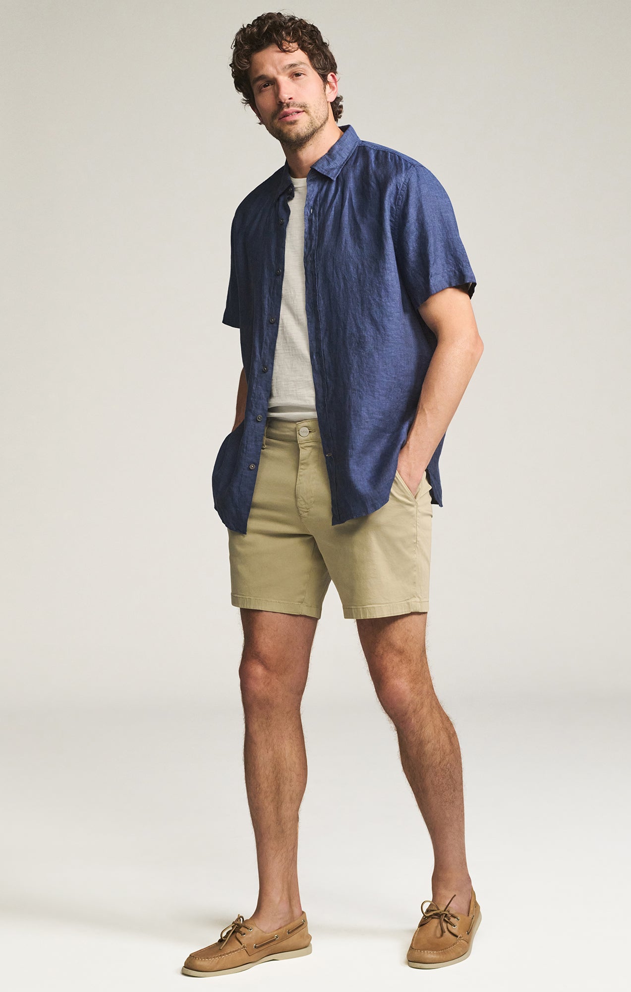 Hampton Shorts in Basil Twill – 34 Heritage