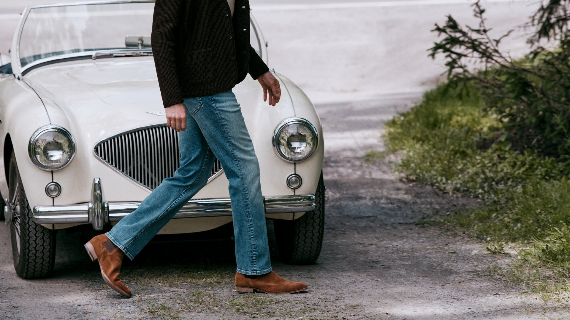 Men's Bootcut Jeans: Introducing Cash, Cut in Vintage Denim
