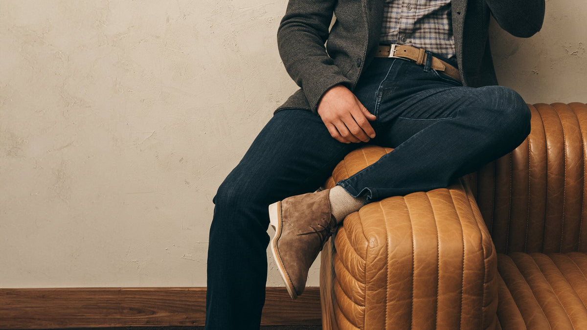 7 Ways to Style High Waisted Jeans for Men | 34 Heritage Blog