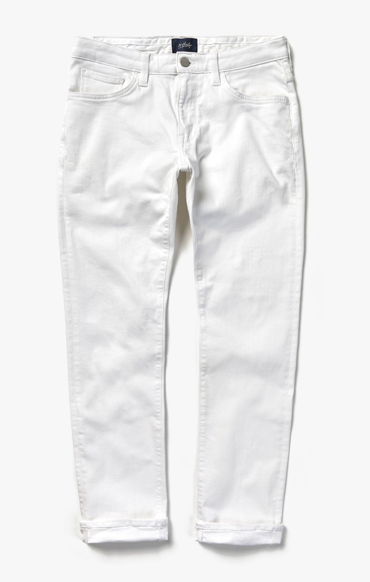Cool Slim Leg Pants In Double White Comfort Image 9