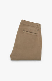 Verona Slim Leg Chino Pants In Walnut High Flyer