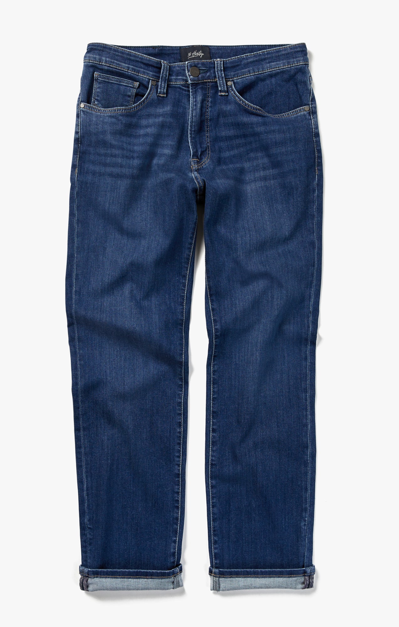 Charisma Relaxed Straight Leg Jeans In Mid Brushed Refined Image 8