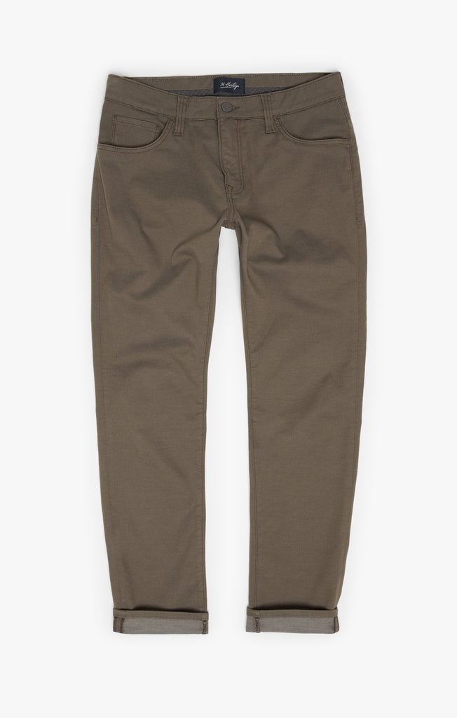 Charisma Relaxed Straight Pants In Canteen CoolMax