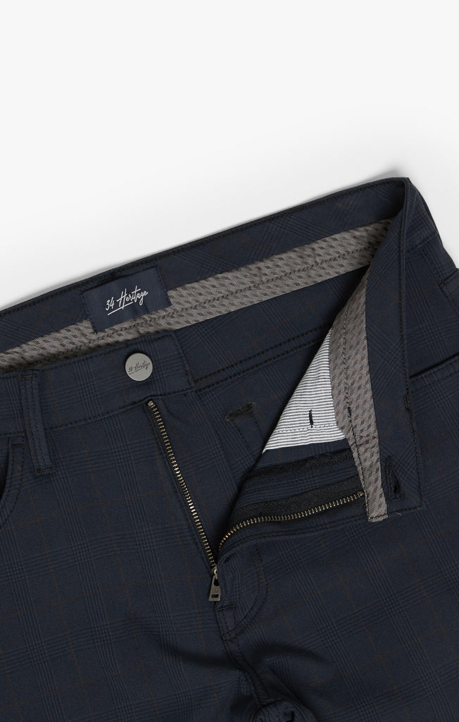 Courage Straight Leg Pants in Navy Elite Check