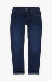 Courage Straight Leg Jeans In Dark Brushed Organic