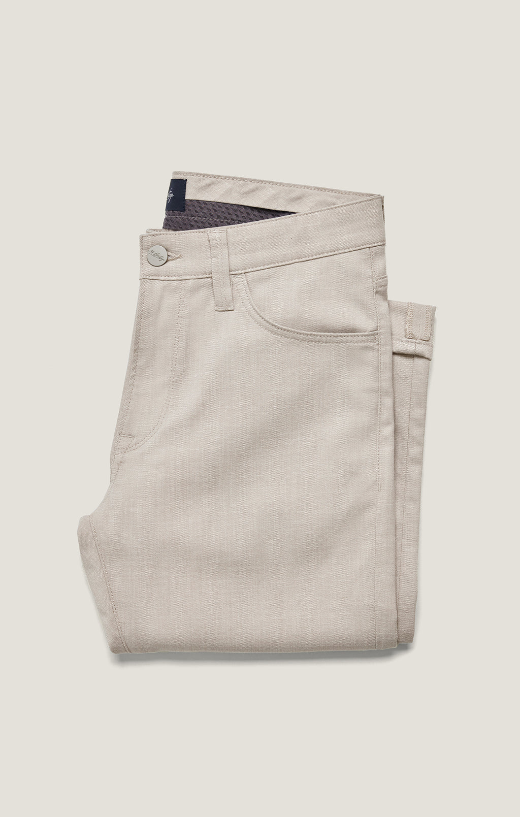 Courage Straight Leg Pants in Cream Cross Twill