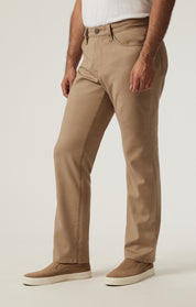 Charisma Relaxed Straight Pants in Khaki High Flyer