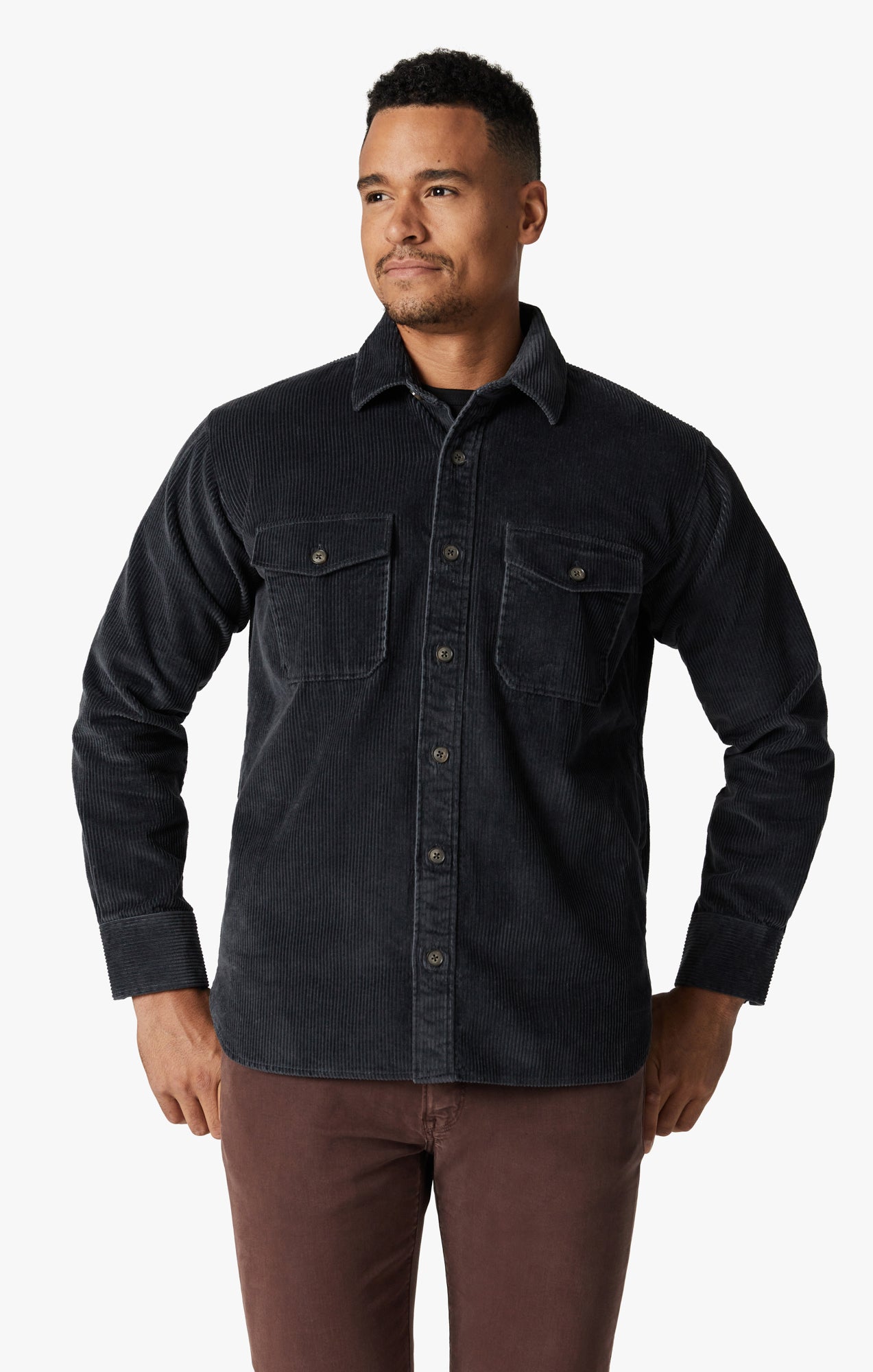 Overshirt In Charcoal