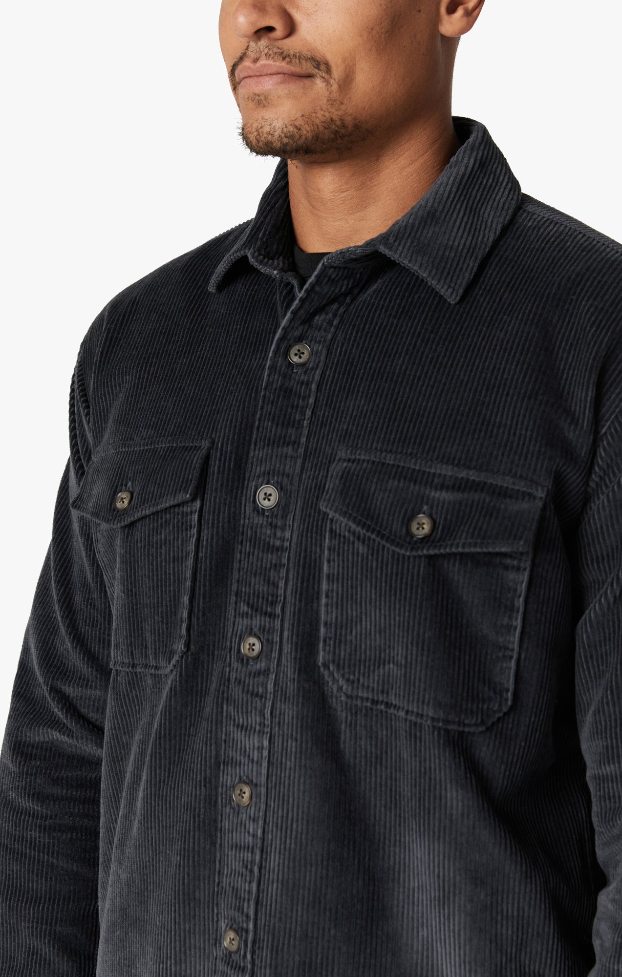 Overshirt In Charcoal