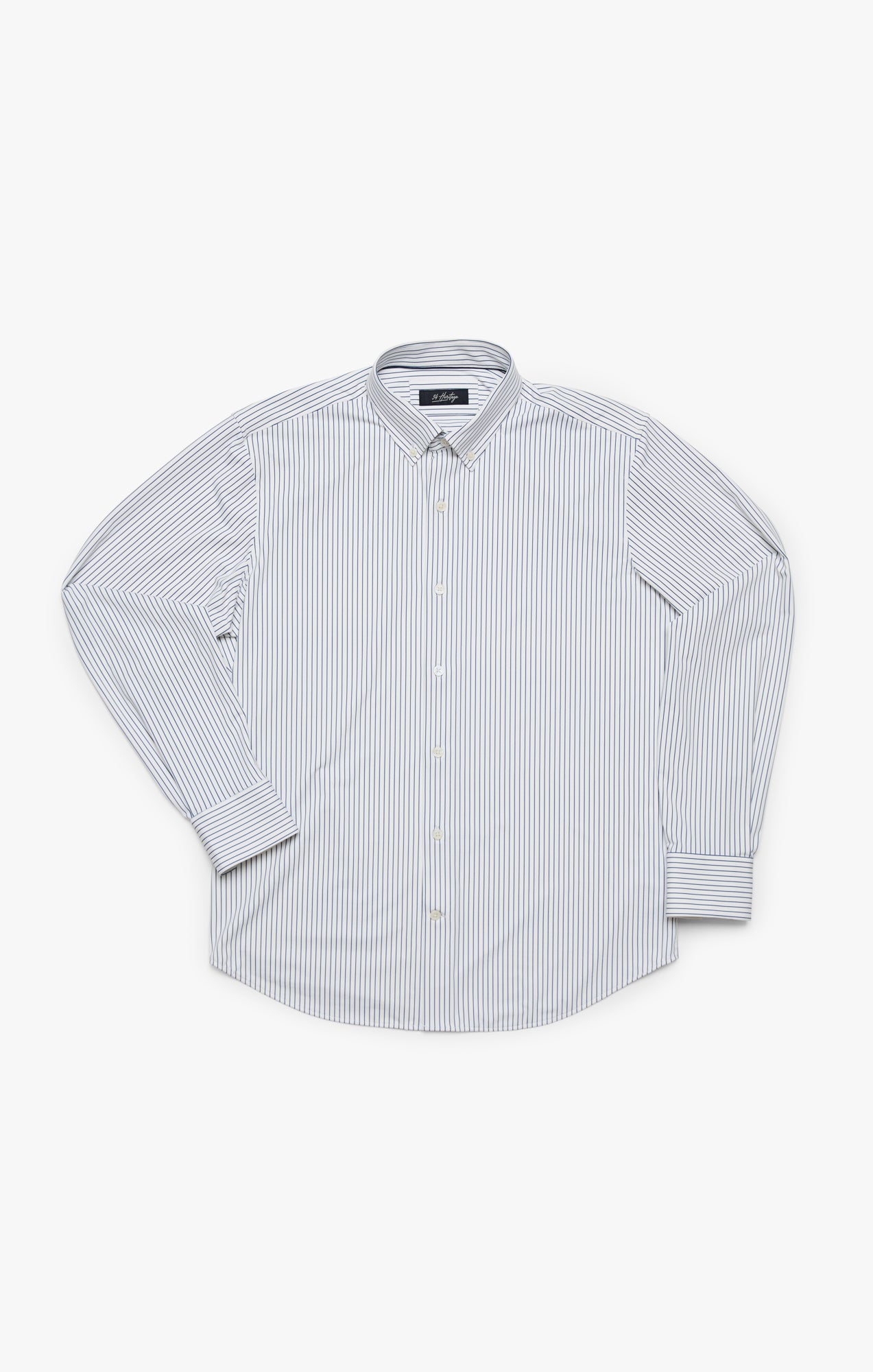 Stripe Tech Shirt In White