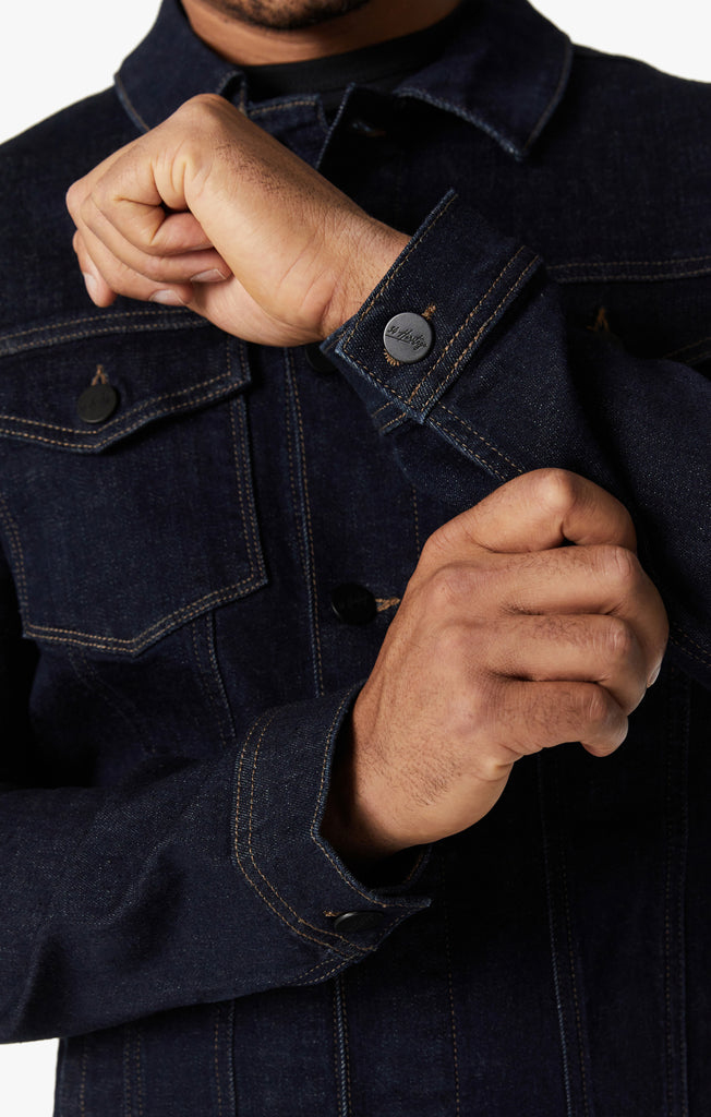 Denim Jacket with Patches  Faded denim jackets, Men's denim style