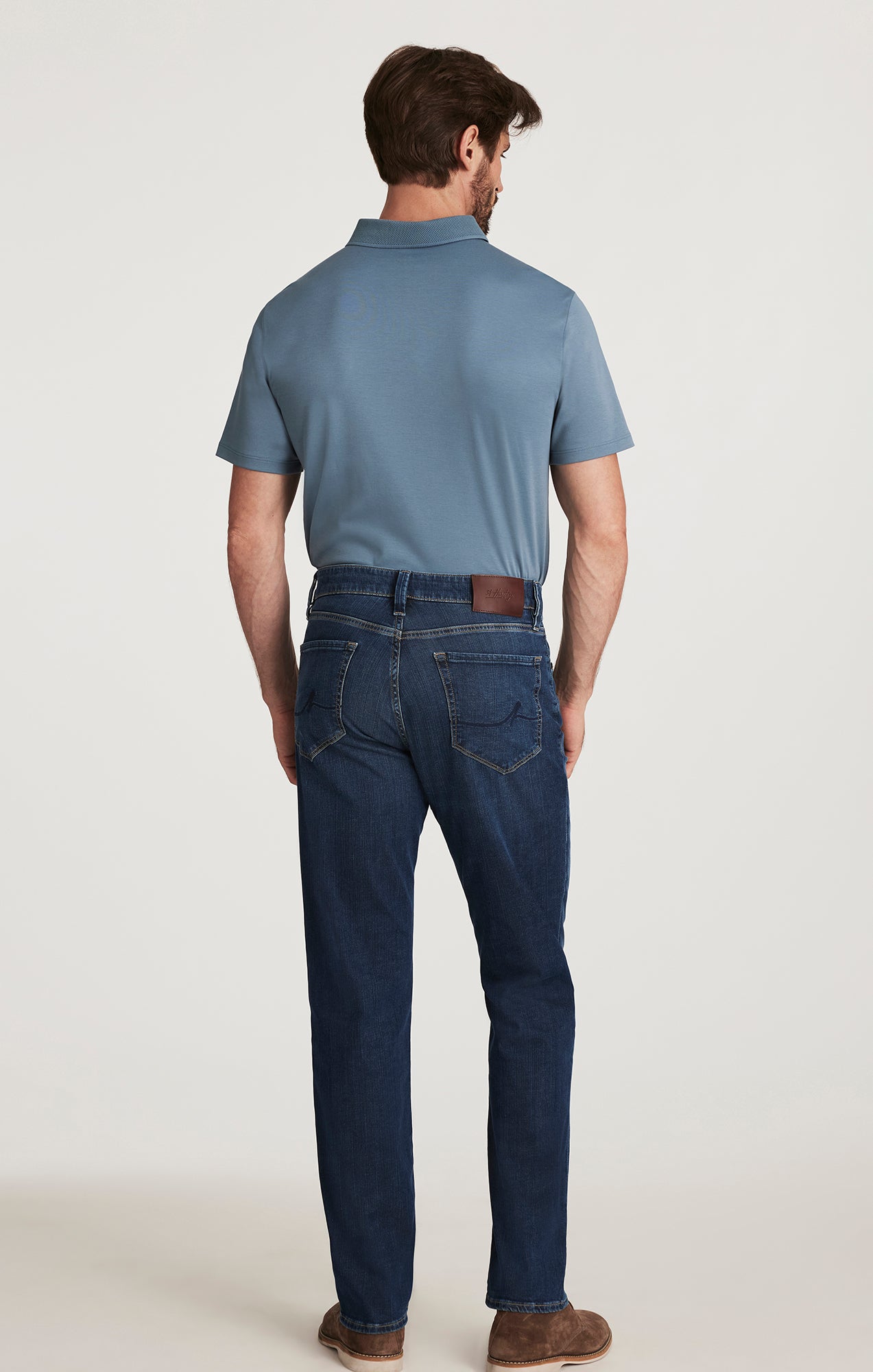 Charisma Relaxed Straight Leg Jeans In Dark Soft