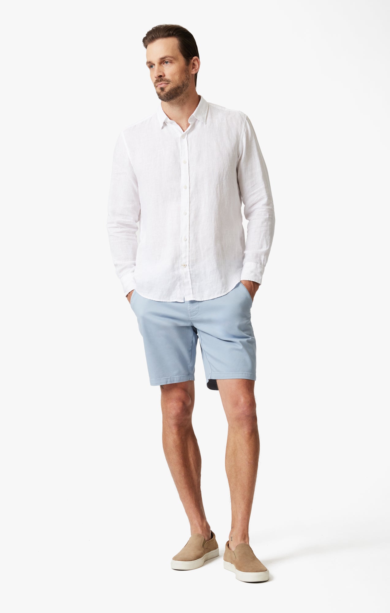 Arizona Shorts In Faded Denim Summer CoolMax