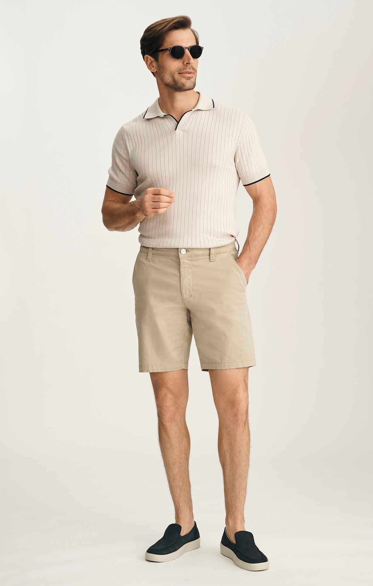 Arizona Slim Shorts In Aluminum Twill
