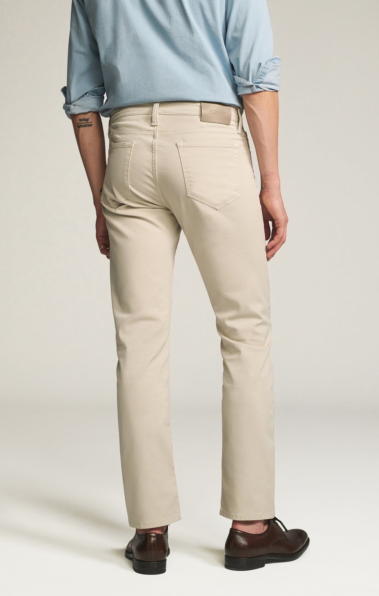 Courage Straight Leg Pants in Tan Coolmax