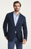 Twill Knit Blazer in Dark Navy