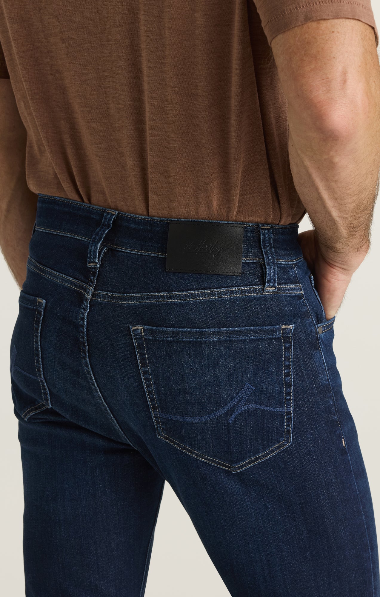 Courage Straight Leg Jeans in Deep Urban