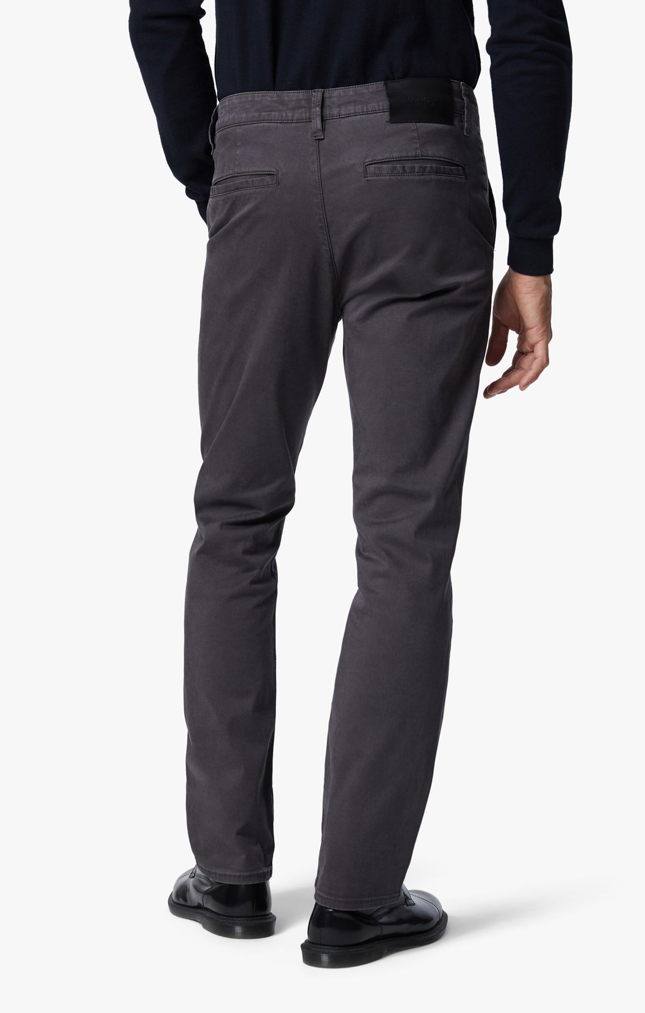 Charisma Relaxed Straight Chino In Anthracite Twill Image 5