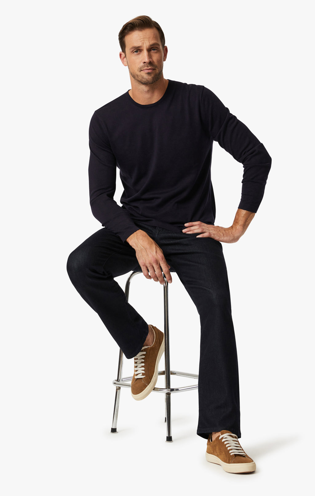 Charisma Relaxed Straight Leg Jeans Midnight Tonal Urban