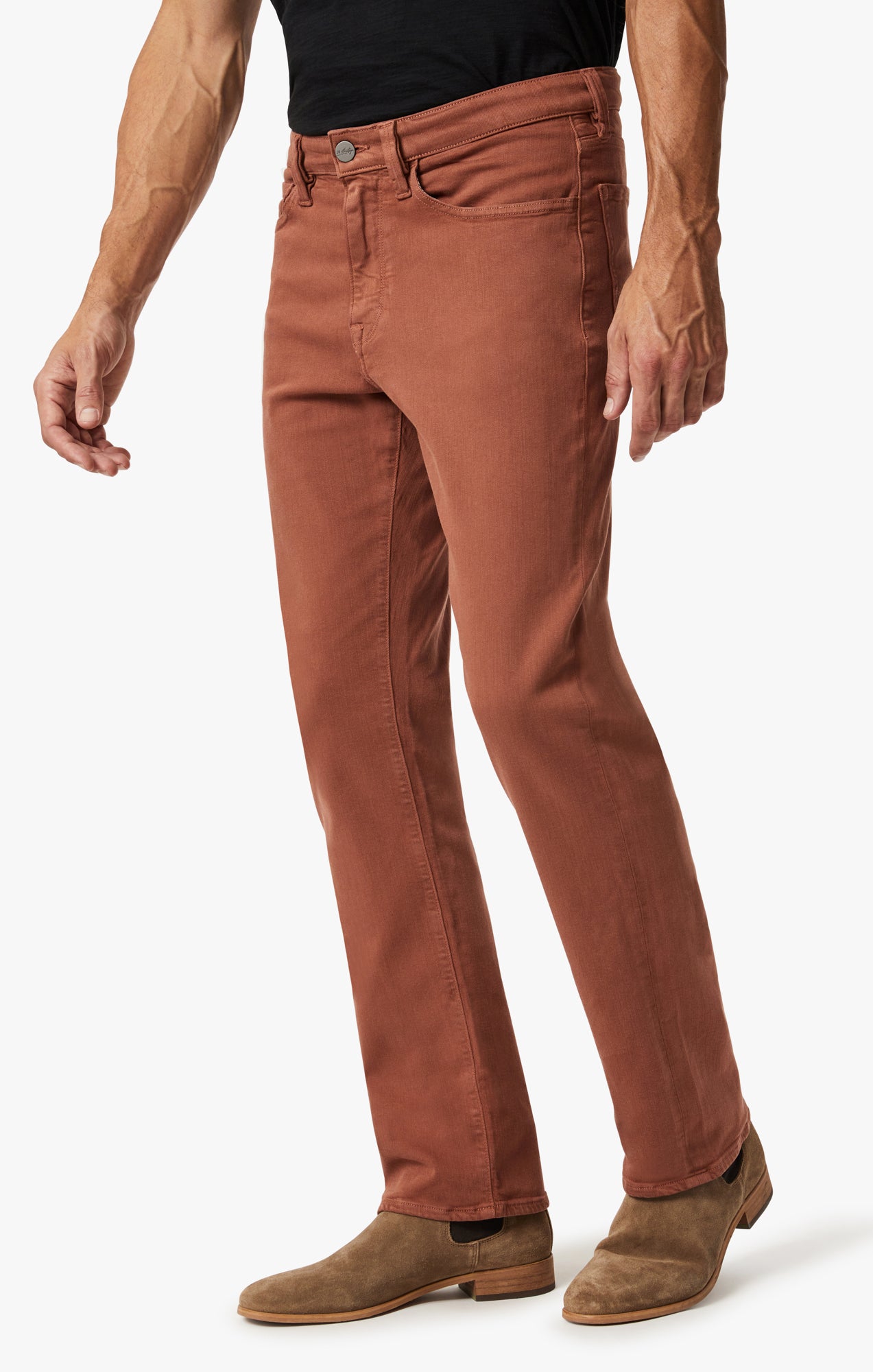 Charisma Relaxed Straight Pants In Cinnamon Comfort