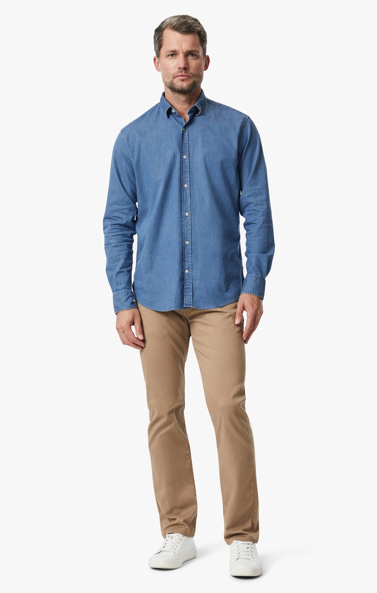 34 Heritage Men's Denim Shirt In Light