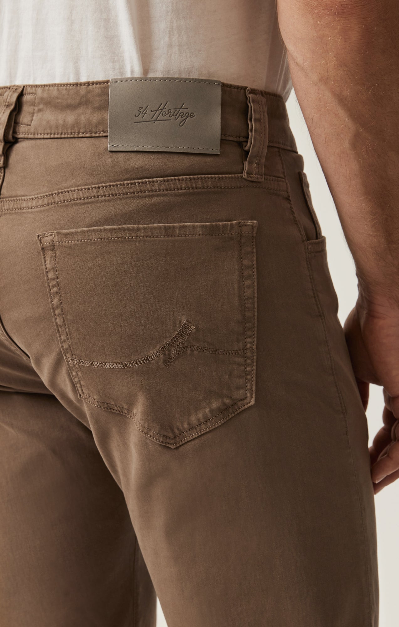 34 Heritage Men's Courage Straight Leg Pants in Timber Twill