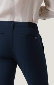 Verona Slim Leg Chino in Navy Commuter Luxe