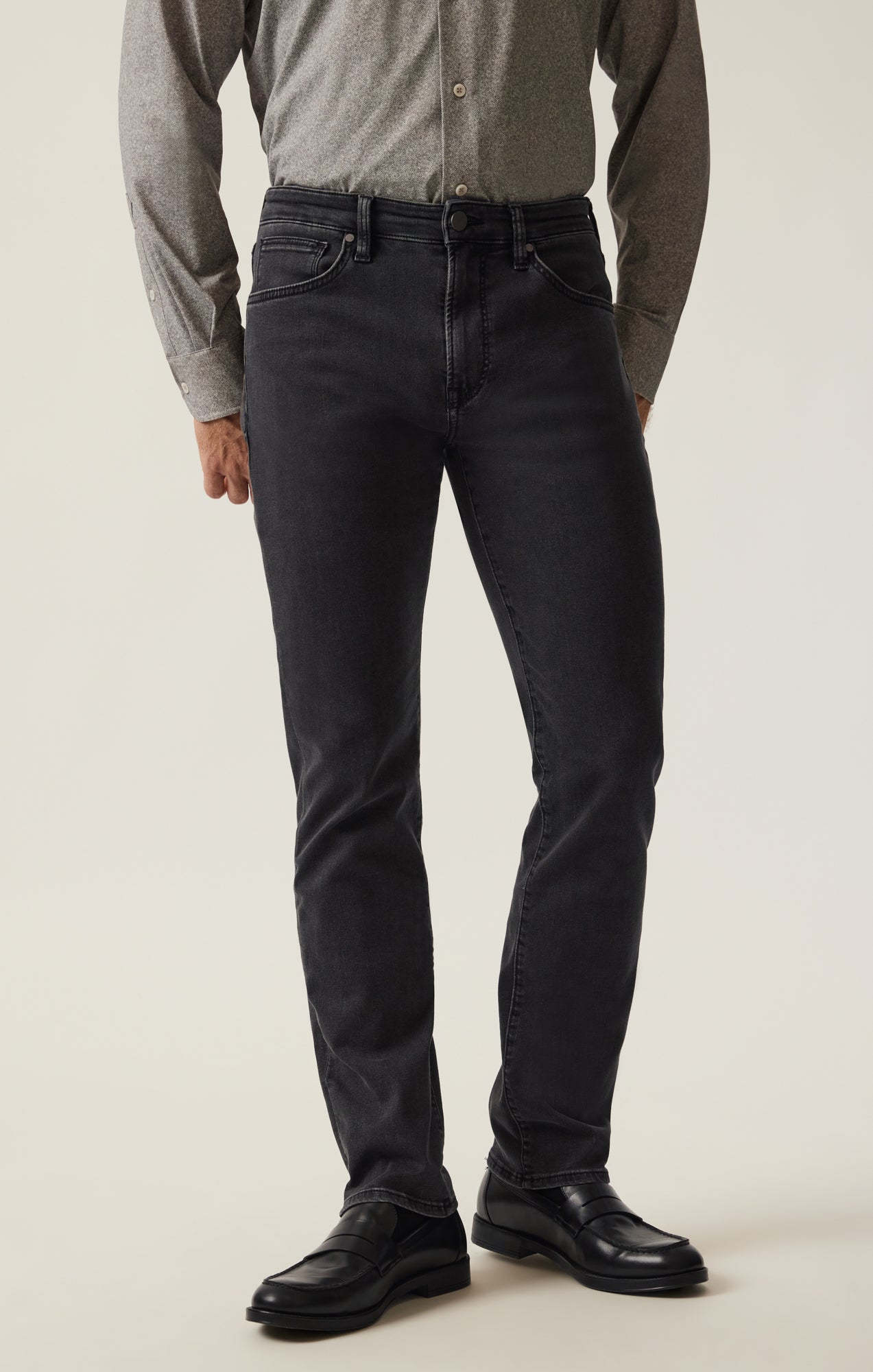 34 Heritage Men's Courage Straight Leg Pants in Smoke Urban