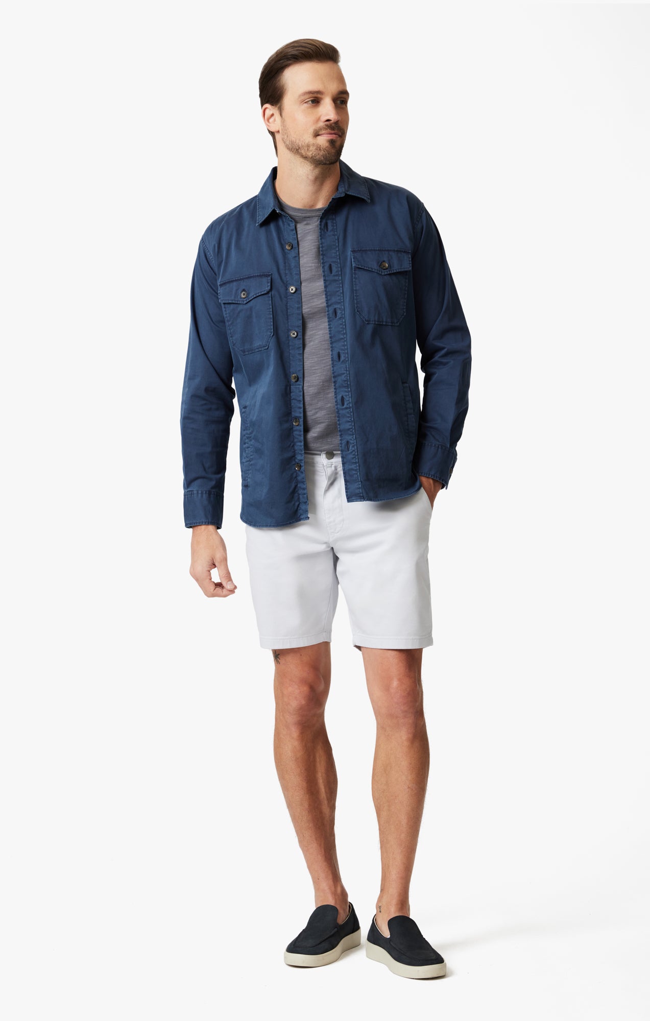 Arizona Shorts In Grey Dawn Coolmax