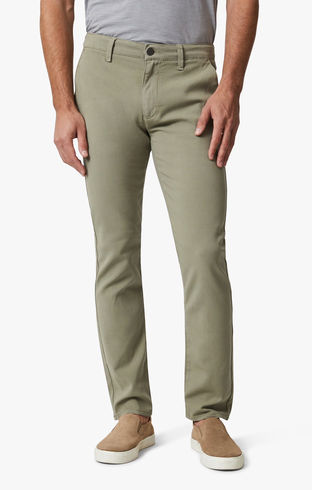 34 Heritage Men's Verona Slim Leg Chino Pants In Vetiver High Flyer