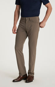 Courage Straight Commuter Pants in Taupe Luxe