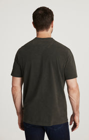 Slub Henley T-Shirt in Peat