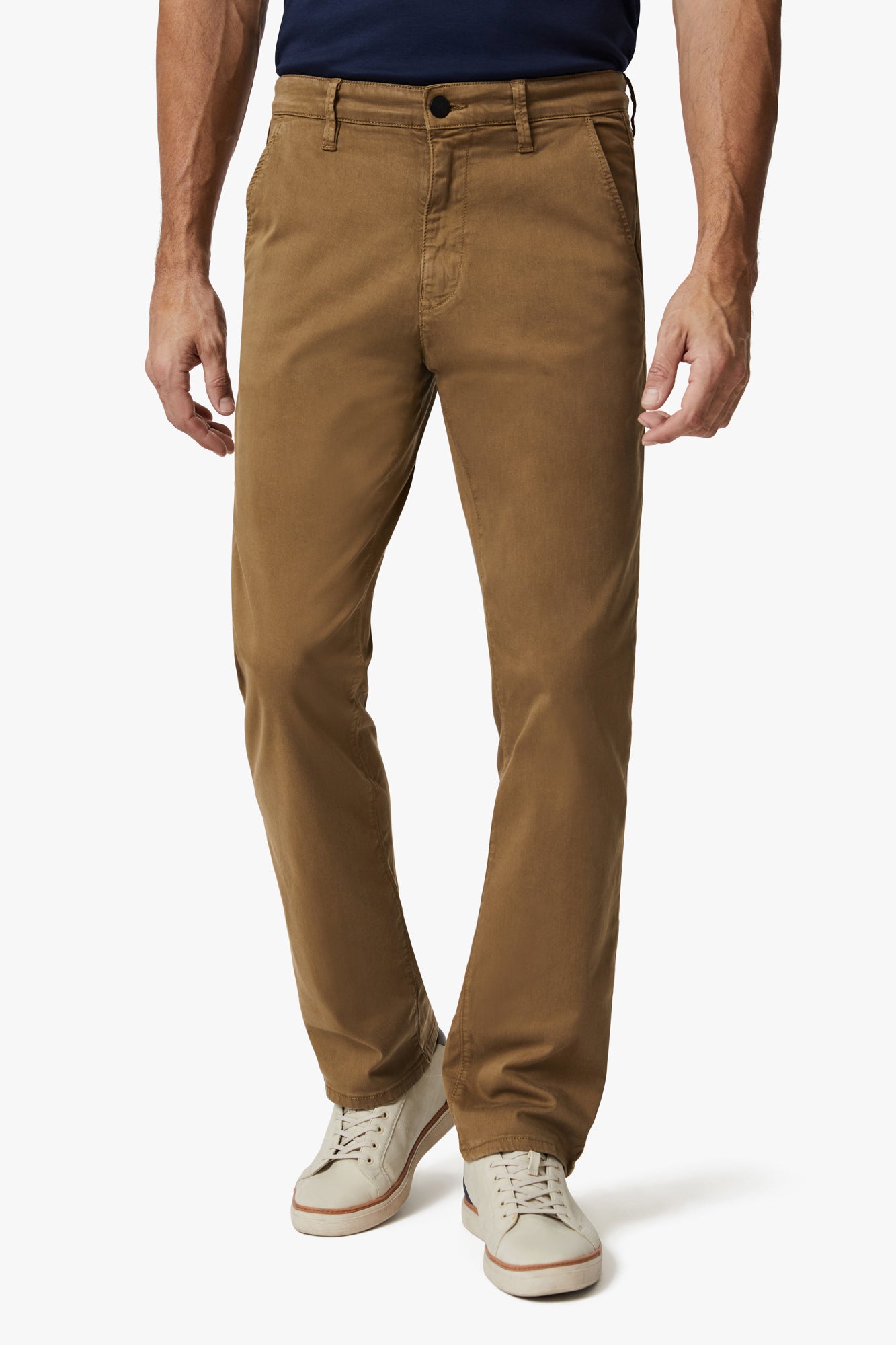Charisma Relaxed Straight Chino Pants In Tobacco Twill Image 2