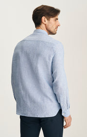 Linen Shirt In Light Blue