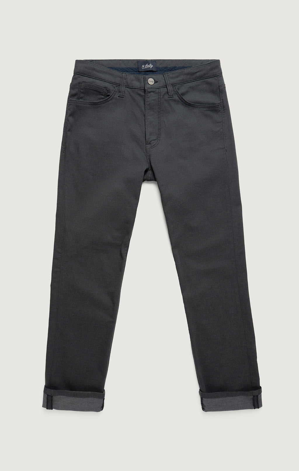 Charisma Relaxed Straight Pants in Iron Coolmax