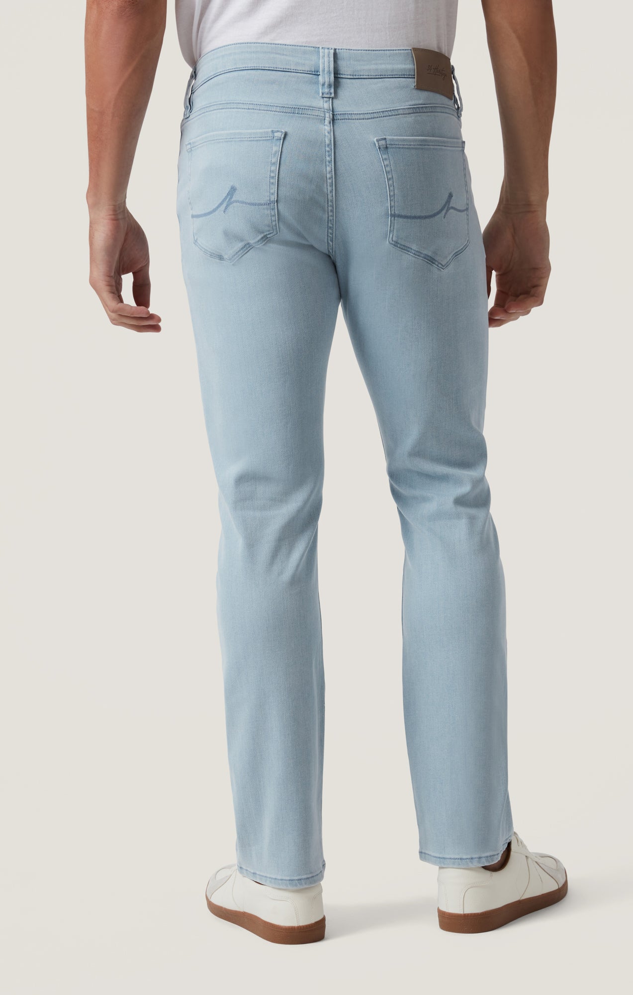 34 Heritage Men's Courage Straight Leg Jeans in Ice Blue Urban