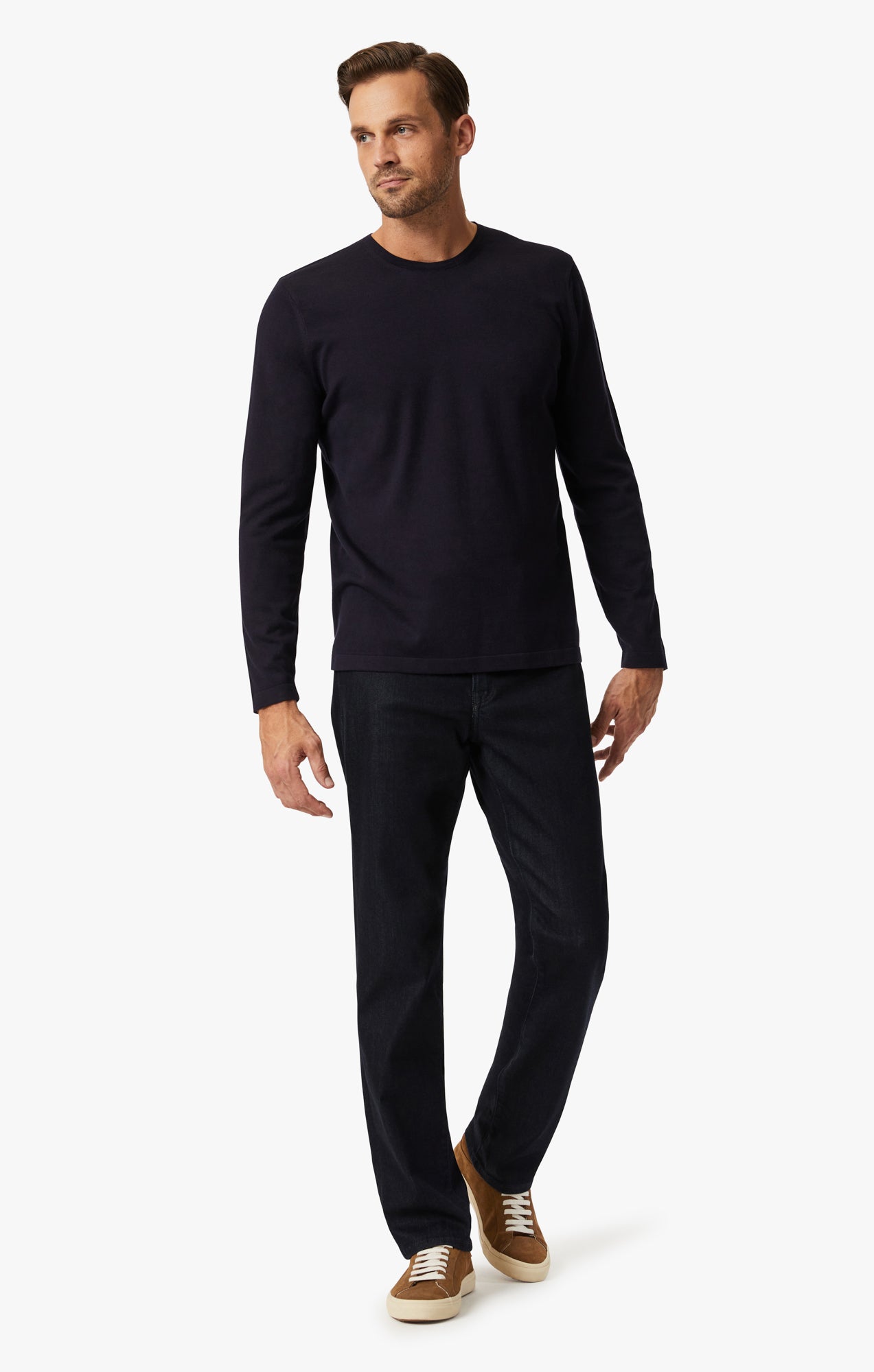 Charisma Relaxed Straight Leg Jeans Midnight Tonal Urban