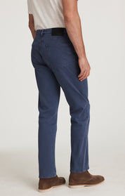 Charisma Relaxed Straight Pants in Blue Honeycomb