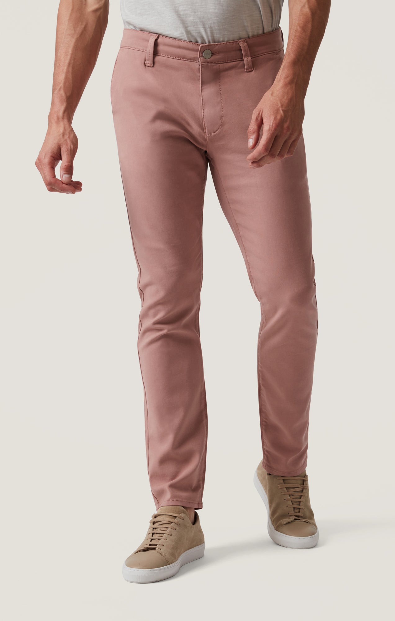 Verona Slim Leg Chino in Rose High Flyer