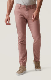 Verona Slim Leg Chino in Rose High Flyer