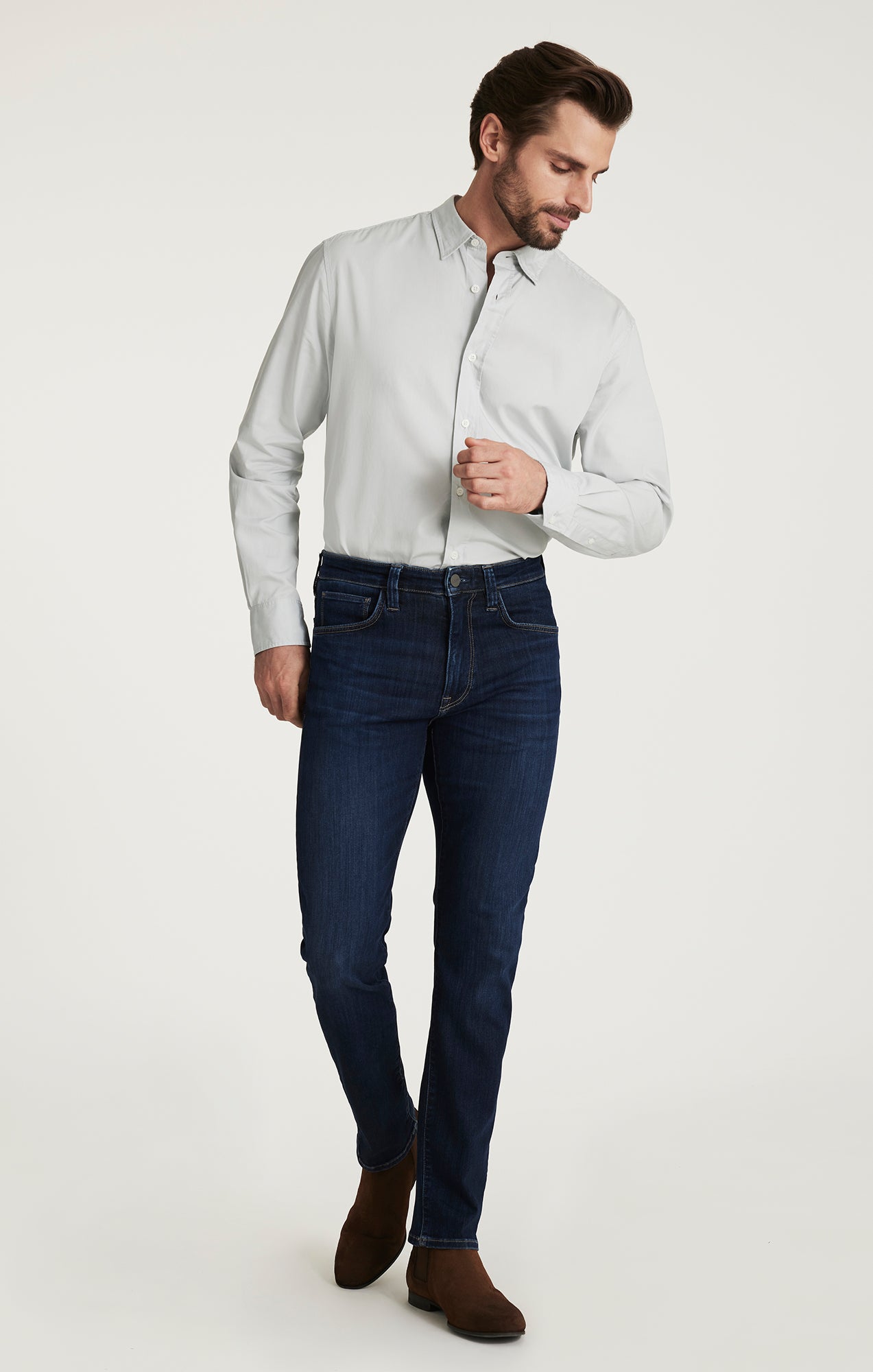 Charisma Relaxed Straight Jeans in Deep Urban