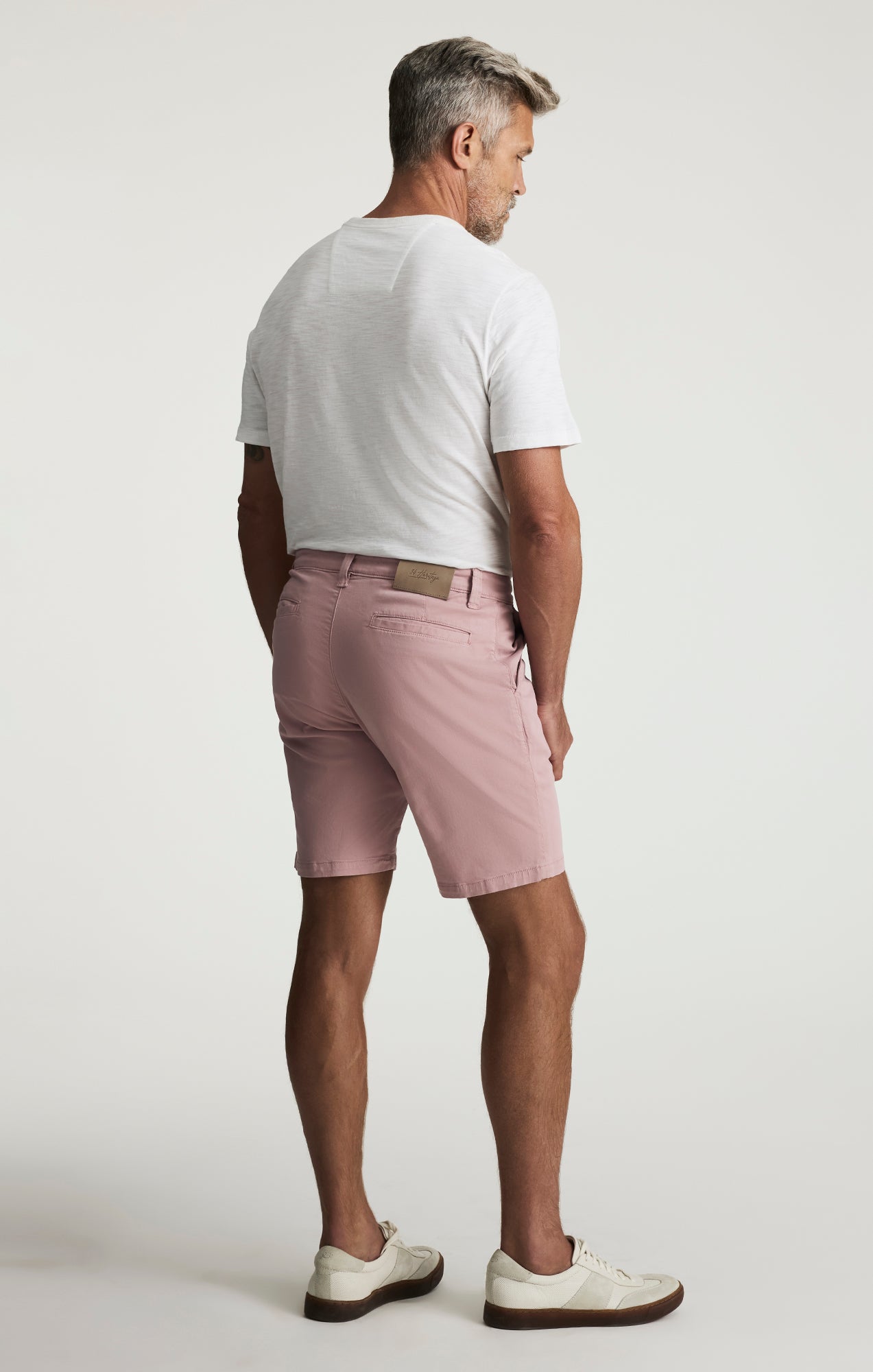 Arizona Slim Shorts In Pink Twill