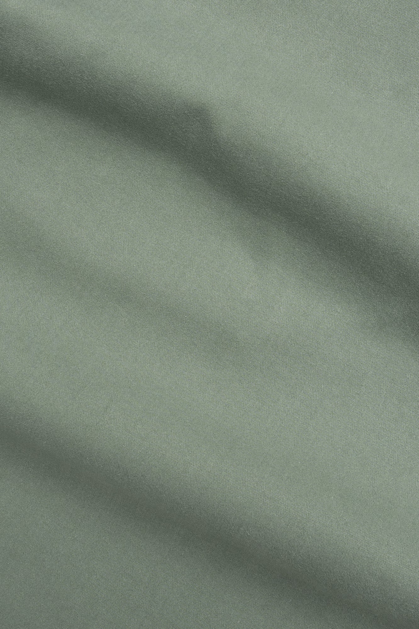 Courage Straight Leg Pants In Iceberg Green Twill